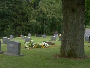 Gilbert McClung Gillespie's (1940-2012) grave site at Stonewall Jackson Memorial Cemetery, Lexington, Virginia