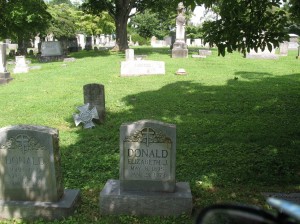 Donald Plot at Stonewall Jackson Cemetery, Lexington, Virginia